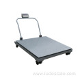 Foldable Electronic Floor Scale With Wheels